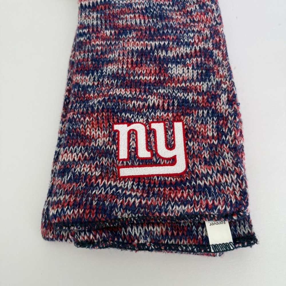 New York Giants Knit Scarf NFL Football Forever Collectibles New
